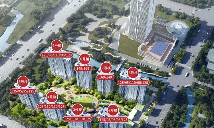 鸿翔玖望金邸效果图