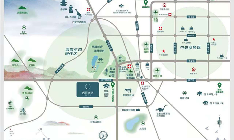 河北旅投西山燕庐交通图