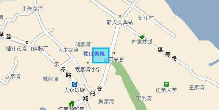优山美地交通图