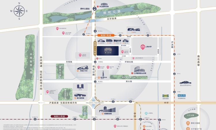 聚丰雅居交通图