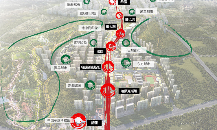 佳源·丝路文化城 周边配套图