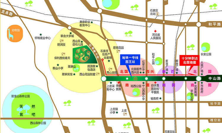 翠屏龙苑交通图