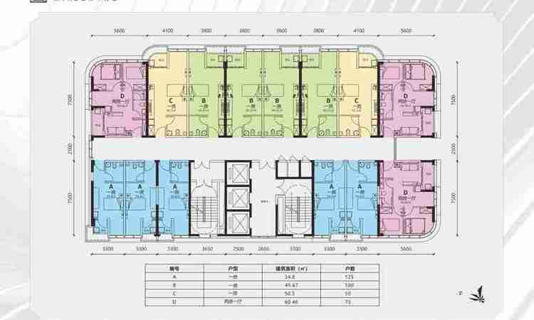 旭生融和中心楼层平面图