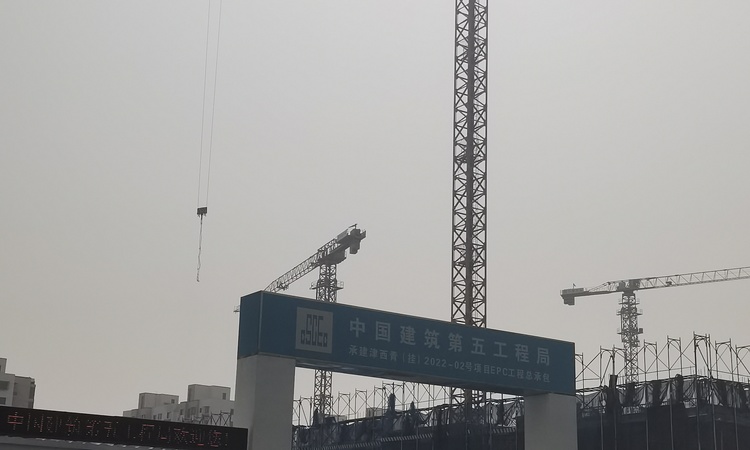 格调松萝花园施工进度图