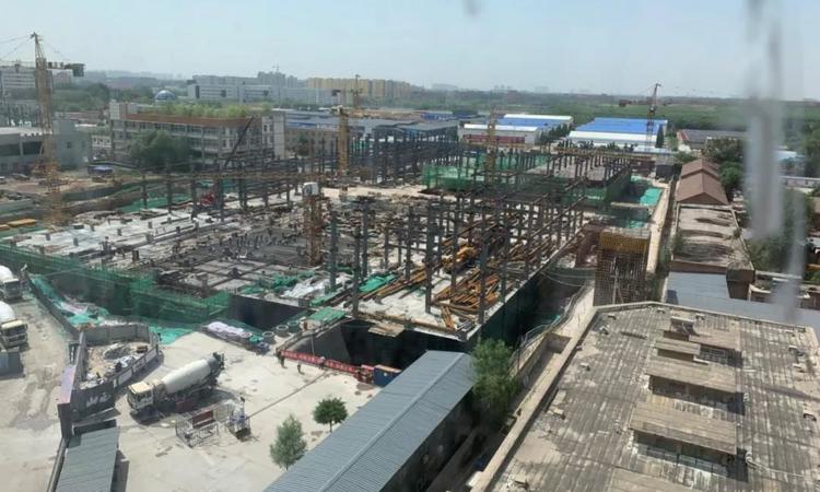 聚瑞星城施工进度图