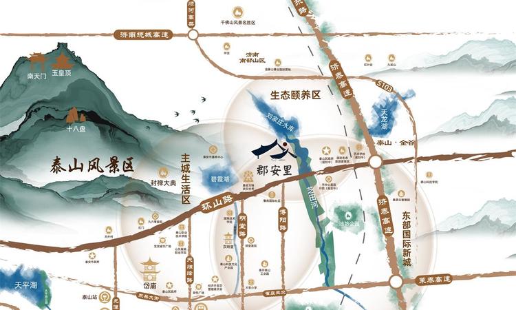 盛华郡安里交通图