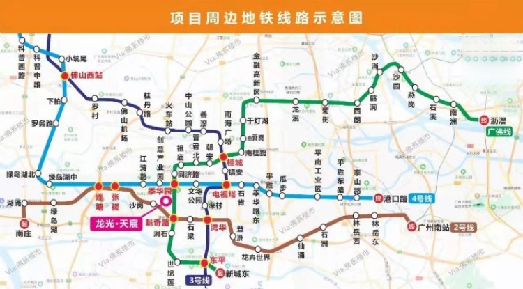 龙光天宸交通图