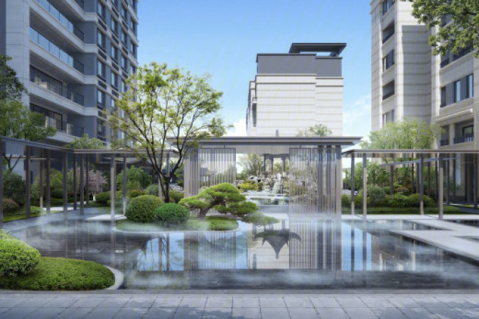 桃花院子效果图