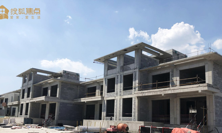 天府名郡施工进度图