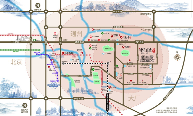 北京佳兆业·悦峰·畅叙苑交通图