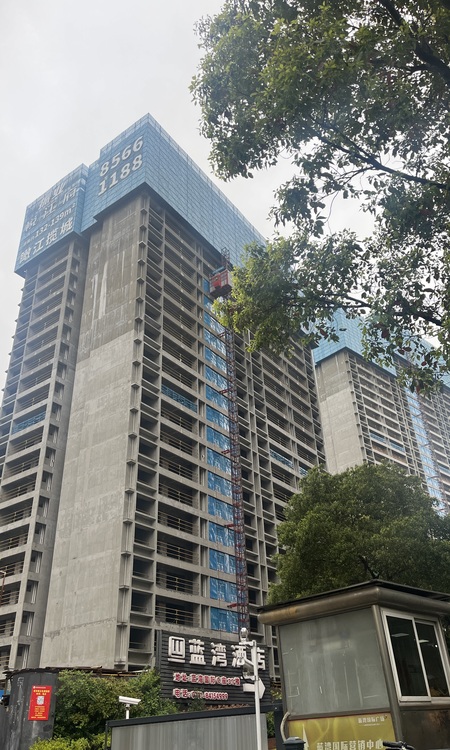 振业悦江府施工进度图