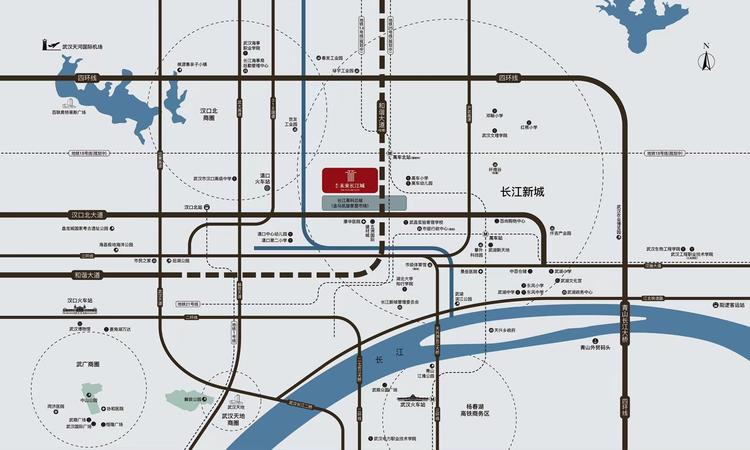 保亿·未来长江城交通图