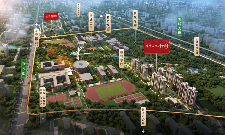 鲁坤天鸿坤园交通图