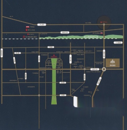 润城国际交通图