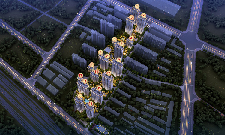 荣盛·君悦学府效果图