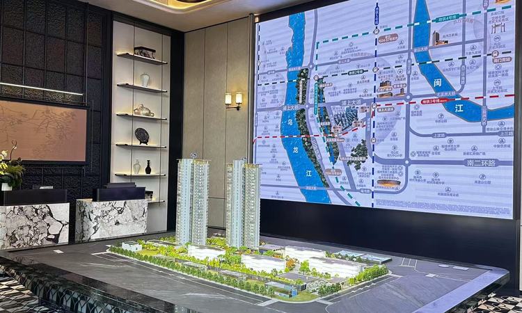 建总流花溪交通图