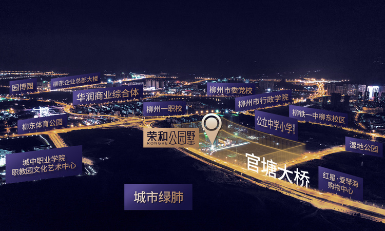 柳州荣和公园墅周边配套图