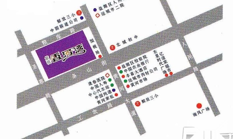 紫薇·香河湾交通图