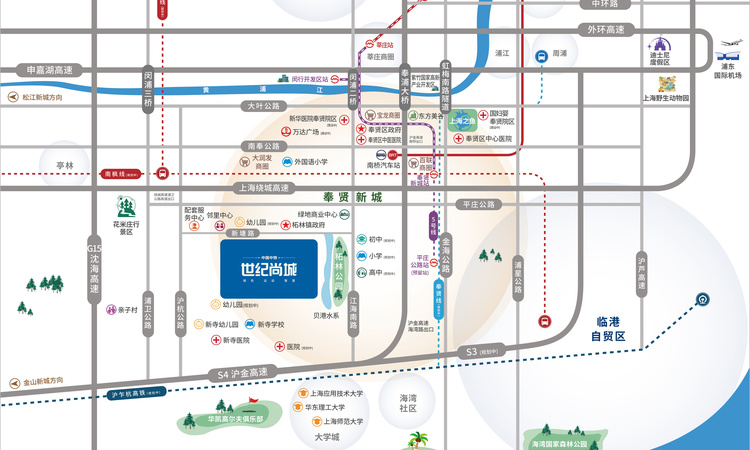 中国中铁·世纪尚城交通图