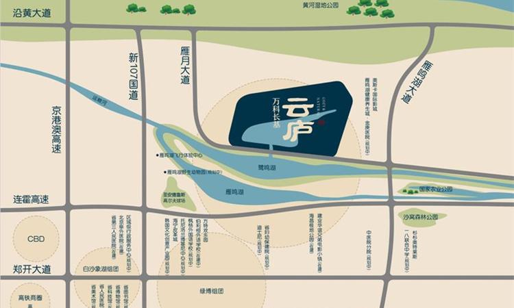 万科长基云庐交通图