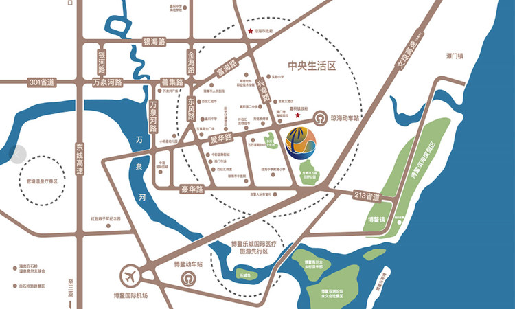 海城时代广场交通图