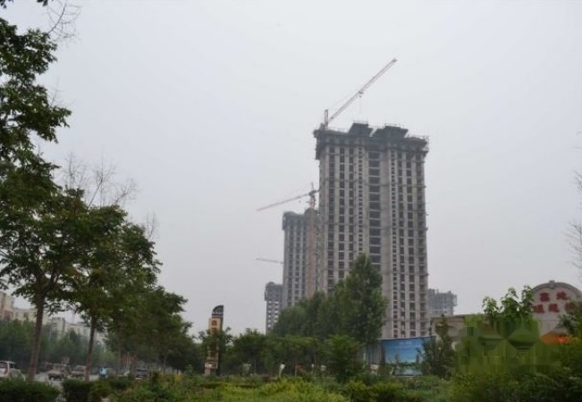 鑫地理想城施工进度图