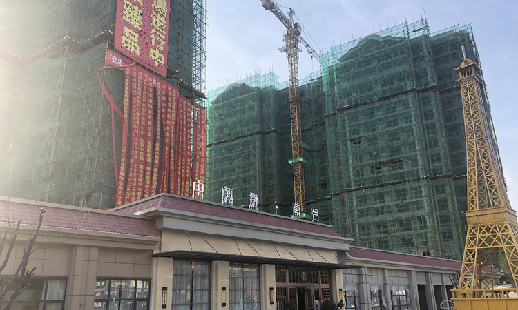 麻城中乾融紫台施工进度图