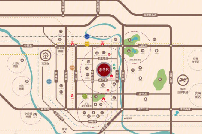 雍祥园交通图