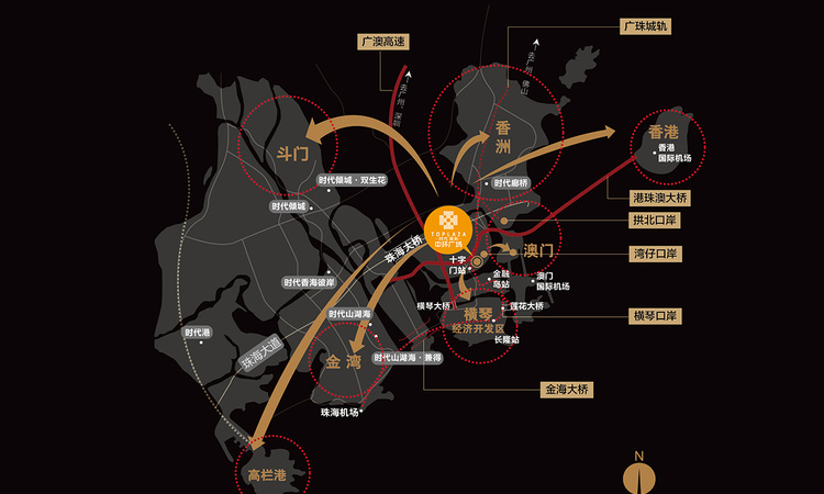 时代保利中环广场交通图