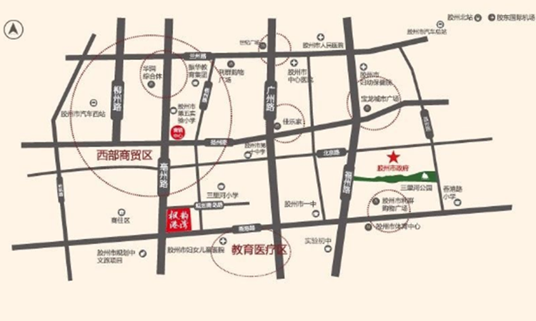 枫韵港湾交通图