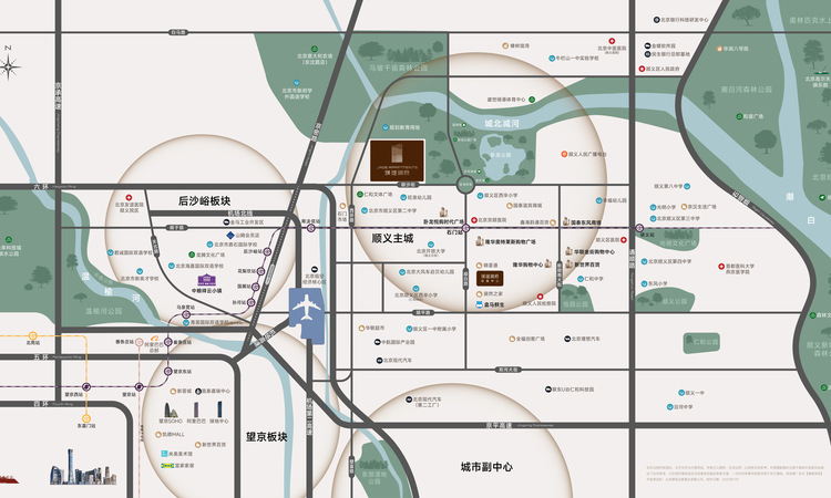 璞瑅润府交通图