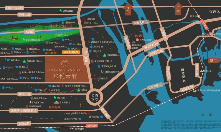 玖悦云府交通图