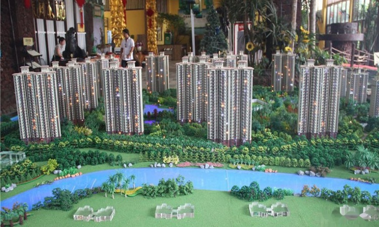 天擎棕榈水城实景图
