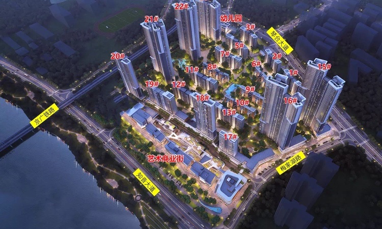 新世界汉江·云赫交通图