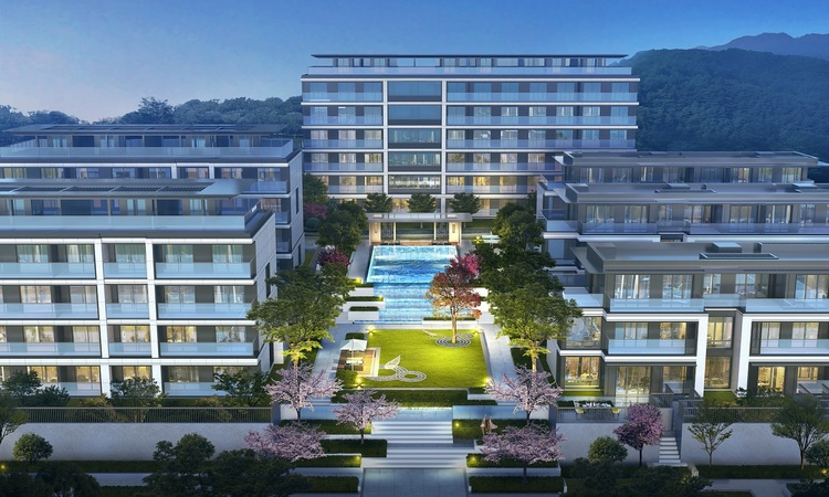 蓝城恒伟·江南山庄效果图