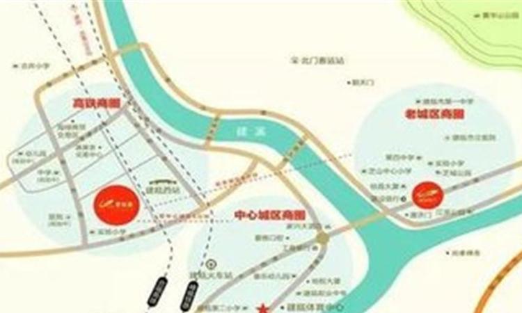 建瓯碧桂园交通图