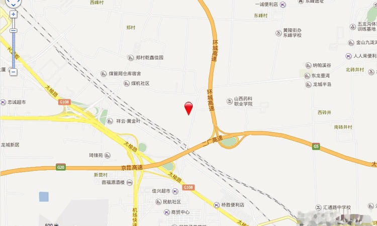 聚瑞星城交通图