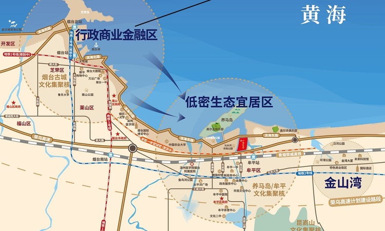 中冶沁海云墅交通图