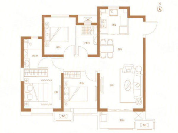 中梁石榴滨海湾楼层平面图