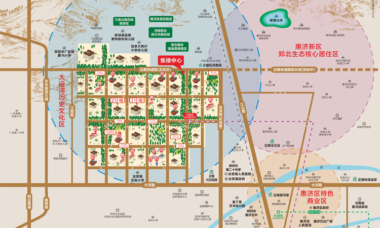 正商河峪洲交通图