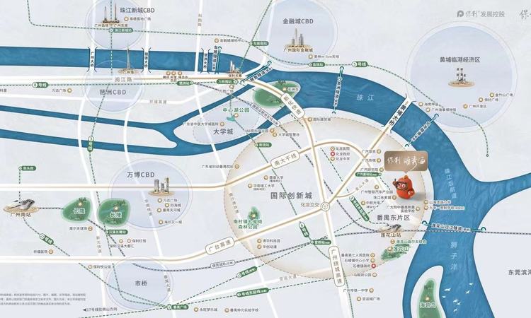 保利领秀海交通图