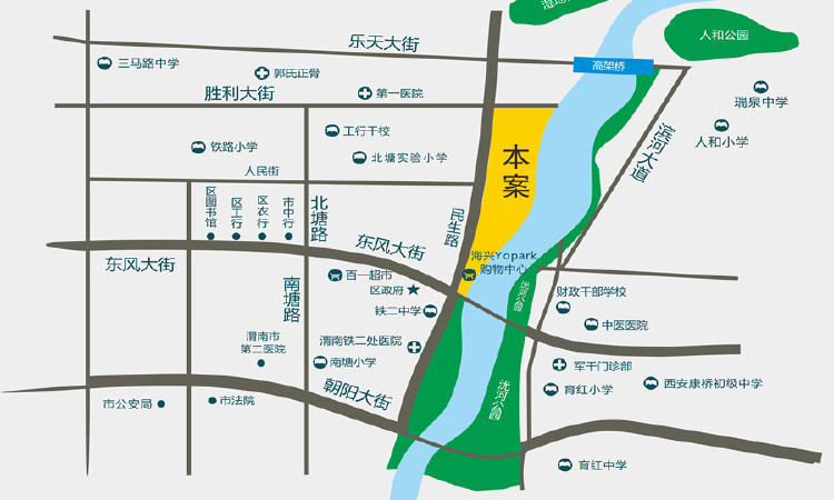 海兴国际交通图
