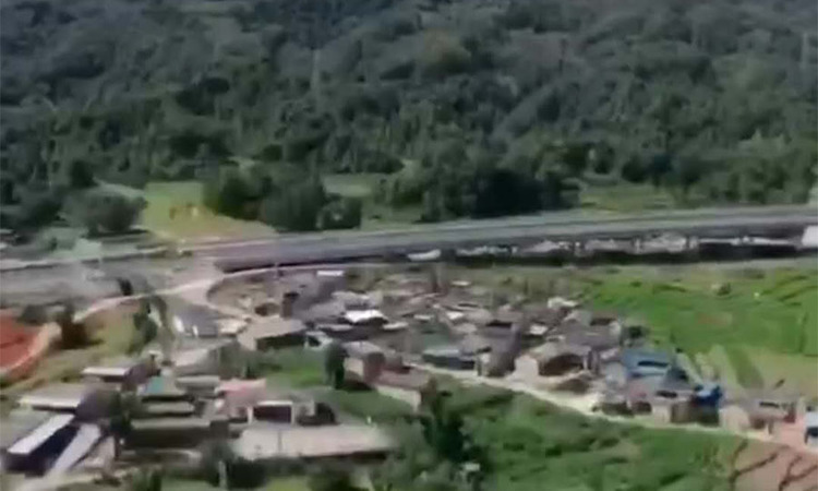傣族古镇交通图