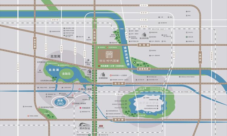 信达·时代国著交通图