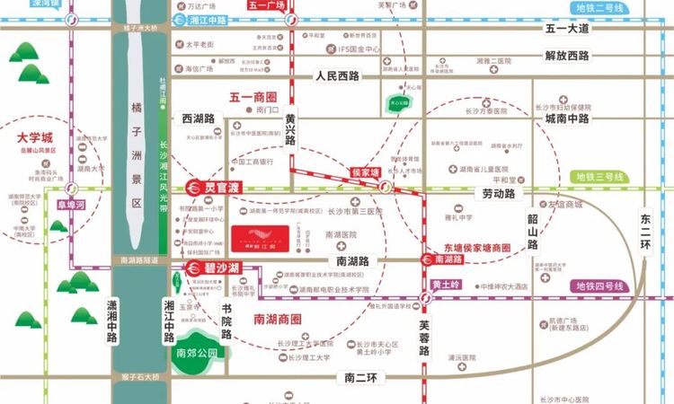 振业悦江府交通图