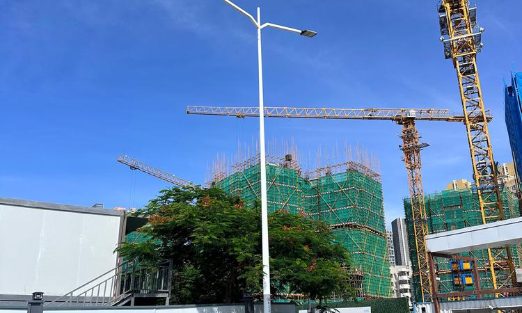 华联峦山府施工进度图