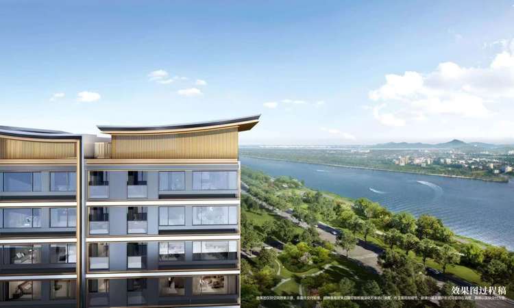 建发之江城投·云涌之江效果图