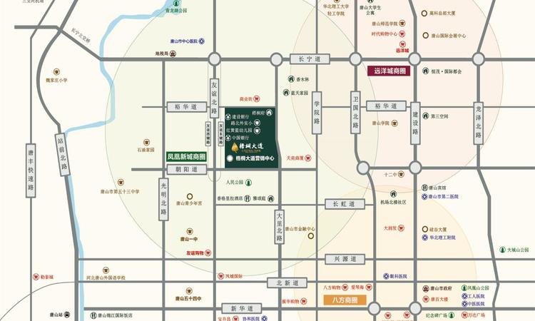 梧桐大道商业交通图