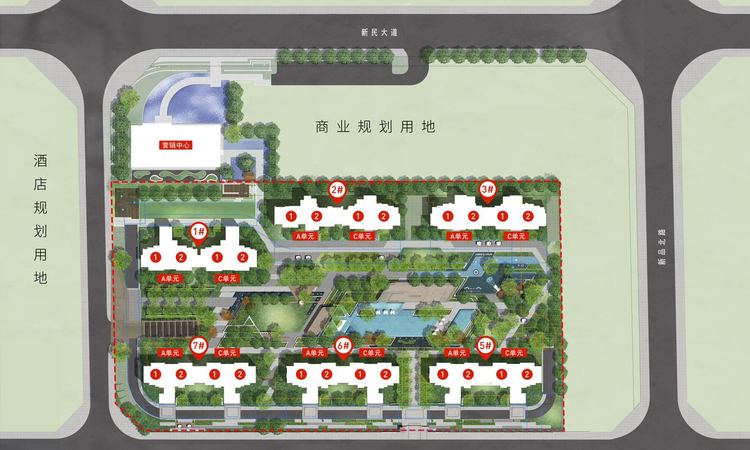 雅居乐清水湾·云汀楼层平面图