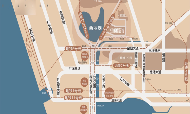 金众麒麟府交通图